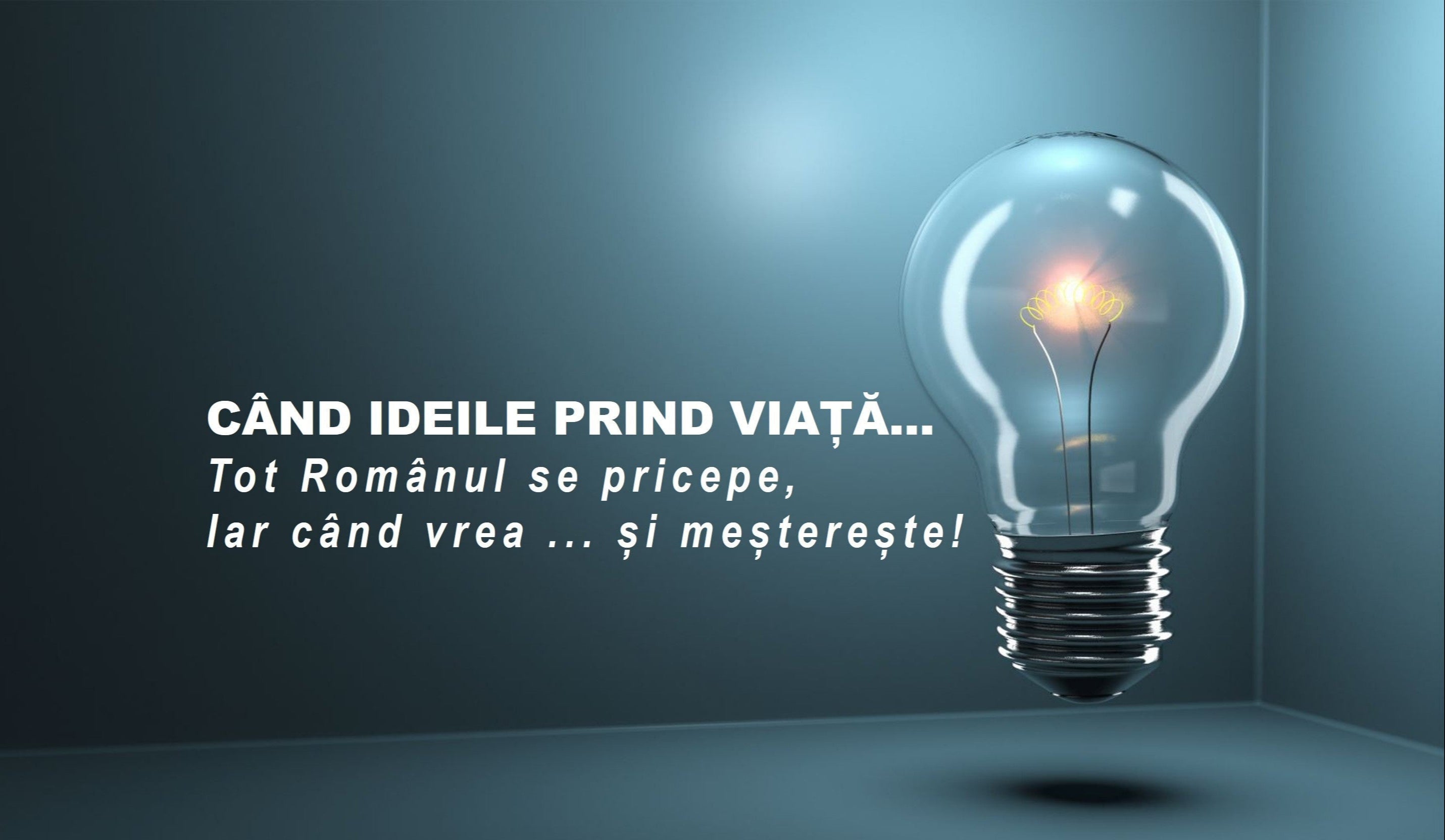 eMESERIAȘUL.ro: când ideile prind viață...tot Românul se pricepe, iar când vrea și meșterește – simbol al ideilor strălucite, soluțiilor pentru meșteri și pasiunii pentru scule și unelte de calitate.
