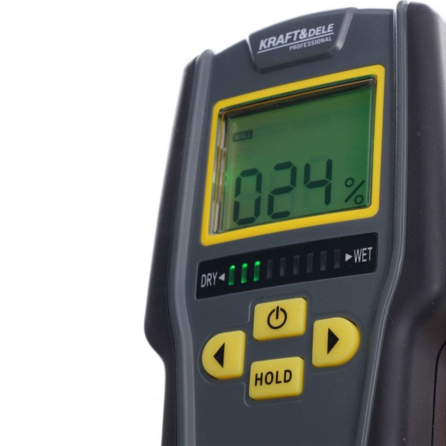 eMESERIASUL.RO Aparat digital de masurat umiditatea KRAFTMEN K11406, husa protectie inclusa, POZA 2