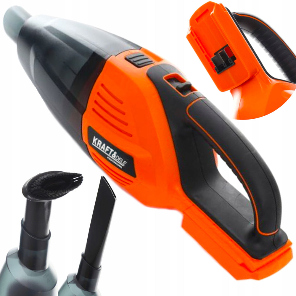 eMESERIASUL.RO Aspirator auto fara sac KRAFTMEN K1776, 18V, 500ml, fara acumulator si incarcator ( PROSERIES ), POZA 2