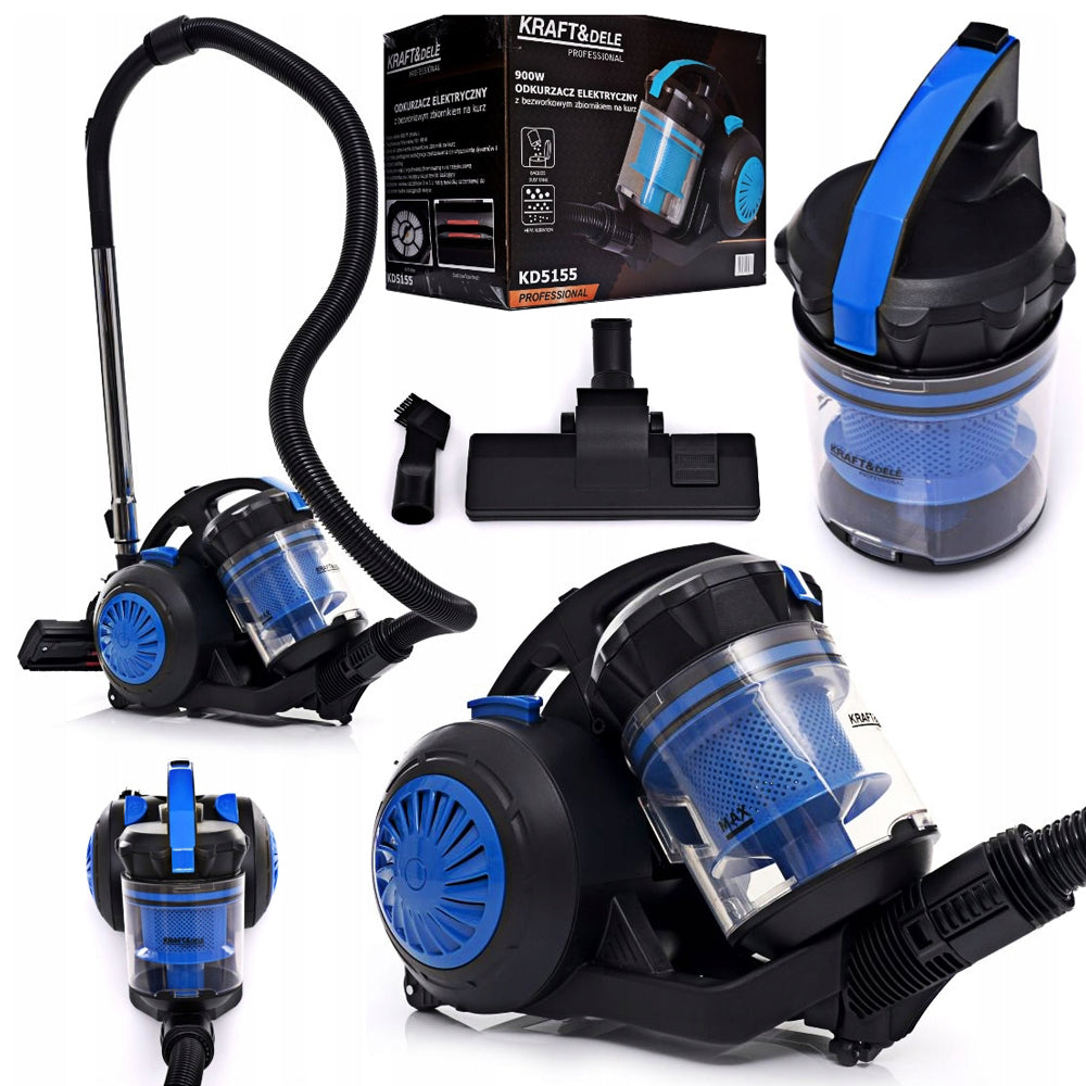 eMESERIASUL.RO Aspirator fara sac KRAFTMEN K5155, 900W, filtru HEPA, POZA 2