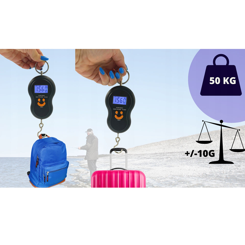 eMESERIASUL.RO Cantar de mana electronic cu carlig, 50Kg, KRAFTMEN K11415, Ecran LCD, alimentare baterii 2xAAA, POZA 8