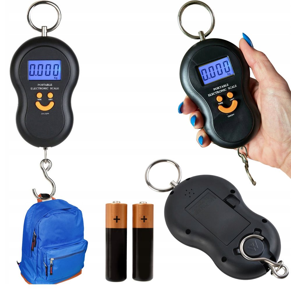 eMESERIASUL.RO Cantar de mana electronic cu carlig, 50Kg, KRAFTMEN K11415, Ecran LCD, alimentare baterii 2xAAA, POZA 4