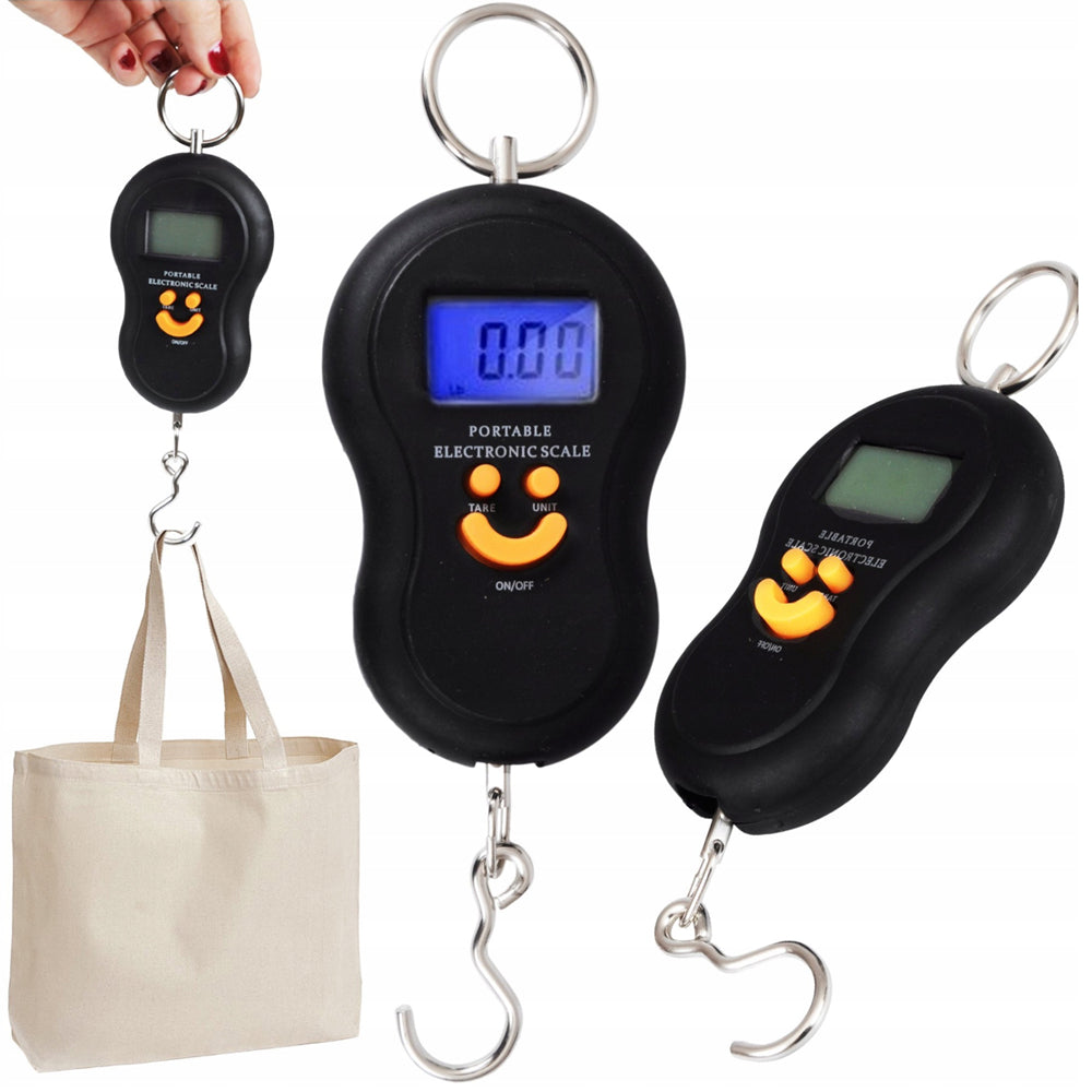 eMESERIASUL.RO Cantar de mana electronic cu carlig, 50Kg, KRAFTMEN K11415, Ecran LCD, alimentare baterii 2xAAA, POZA 3