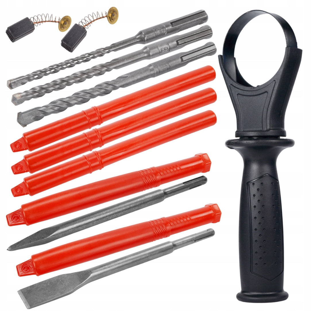 eMESERIASUL.RO Ciocan rotopercutor BLACK-SQUARE PORTONERO B12263, 1450W, 900RPM, SDS+, POZA 7