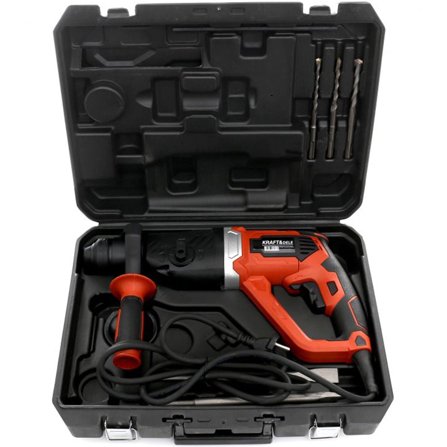 eMESERIASUL.RO Ciocan rotopercutor cu motor orizontal KRAFTMEN K3055, 2700W, 5J, 1100RPM, 4950BPM, POZA 6