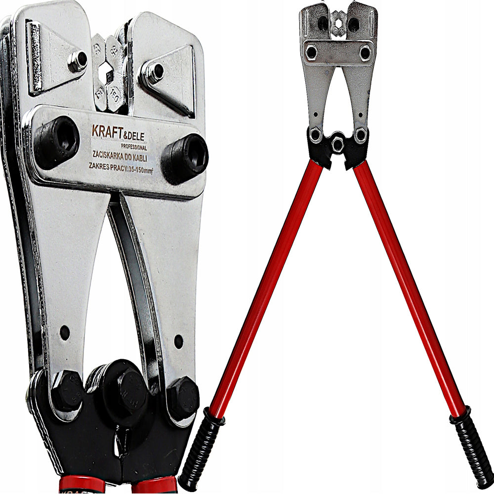eMESERIASUL.RO Cleste PROFESIONAL SERTIZARE, deizolator, cu functie de taiere KRAFTMEN K10339, interval lucru 35X150mm, POZA 2