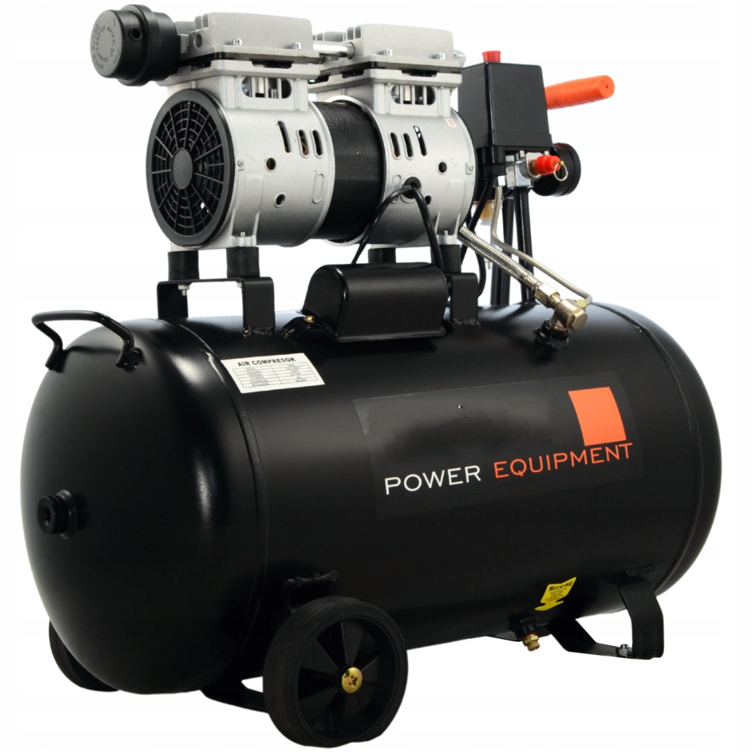 eMESERIASUL.RO Compresor aer fara ulei BLACK-SQUARE PORTONERO B12860, 50L, 230V, 1CP, 8Bar, 180L/min, POZA 2