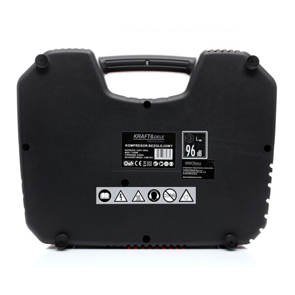 eMESERIASUL.RO Compresor aer fara ulei KRAF Profi, 1100W, 8Bar, K429 POZA 9