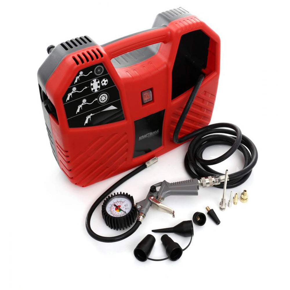 eMESERIASUL.RO Compresor aer fara ulei KRAF Profi, 1100W, 8Bar, K429 POZA 2