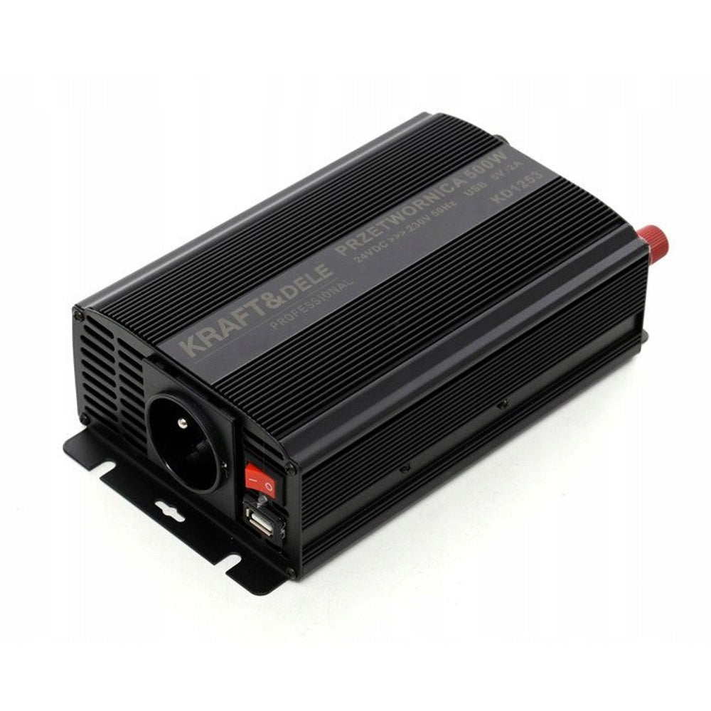 eMESERIASUL.RO Convertor pentru curent auto KRAFTMEN K1252, 12V, 220V, POZA 12