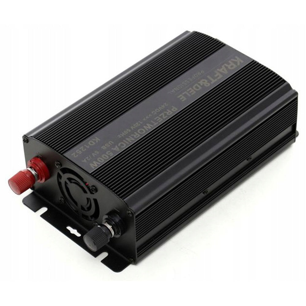 eMESERIASUL.RO Convertor pentru curent auto KRAFTMEN K1252, 12V, 220V, POZA 2