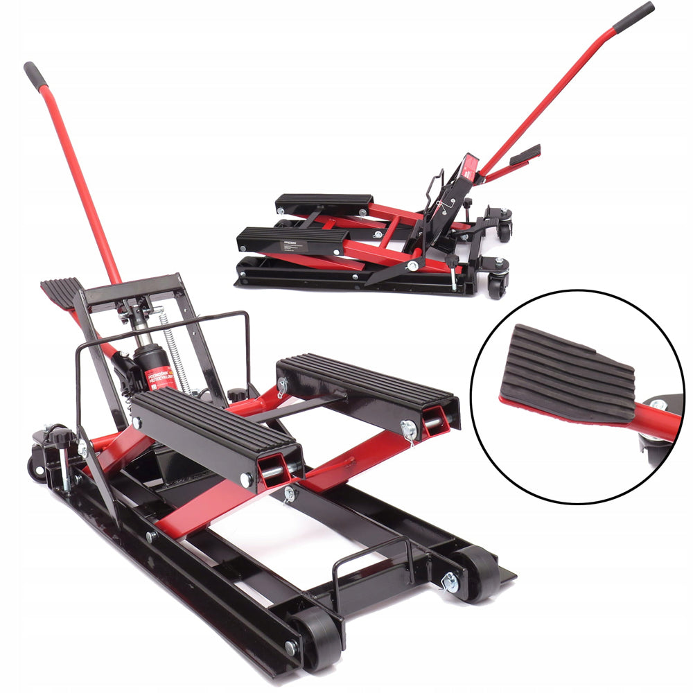 eMESERIASUL.RO Cric hidraulic KRAFTMEN K348, pana la 680kg, inaltime maxima 37,2cm, POZA 2