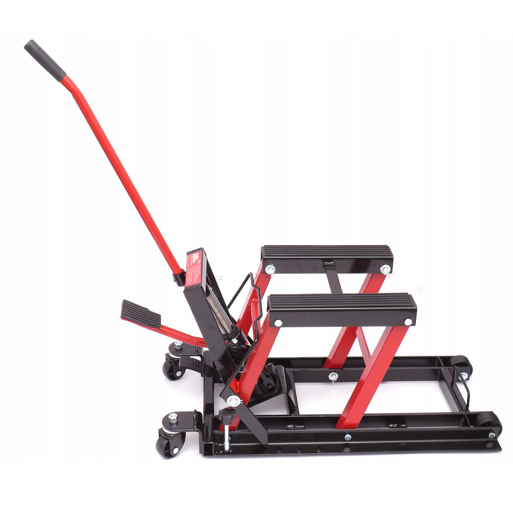 eMESERIASUL.RO Cric hidraulic KRAFTMEN K348, pana la 680kg, inaltime maxima 37,2cm, POZA 4