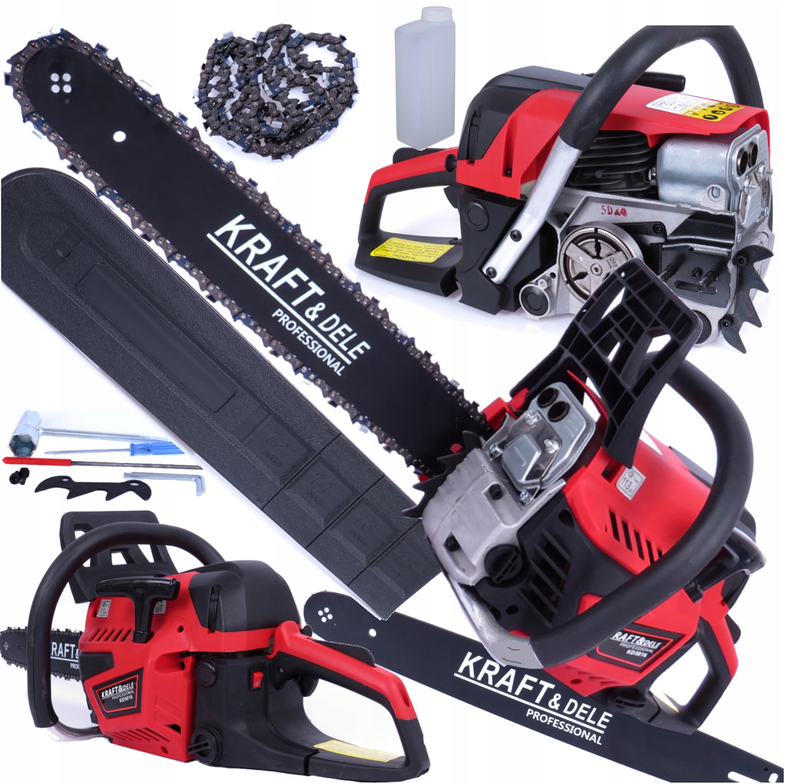 eMESERIASUL.RO Drujba KRAFTMEN K5016, 5.3CP, lama 45cm, Accesorii incluse, POZA 4