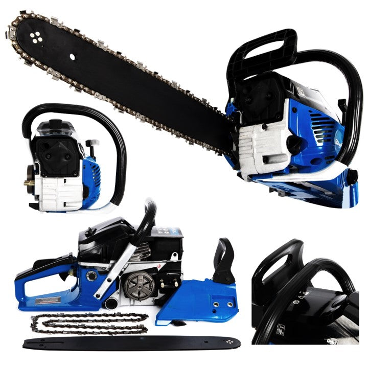 eMESERIASUL.RO Drujba benzina ALBASTRA Fermax Seria B, 6.5CP, 52CC, BP-3400 cu Accesorii Incluse, POZA 3
