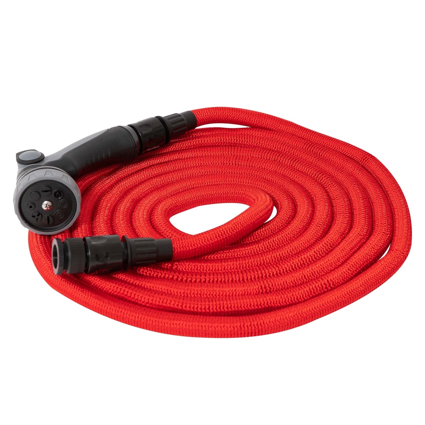 eMESERIASUL.RO Furtun gradina extensibil, Liderman bamboo BXR50, 1 tol, Rosu 5-15m, POZA 1