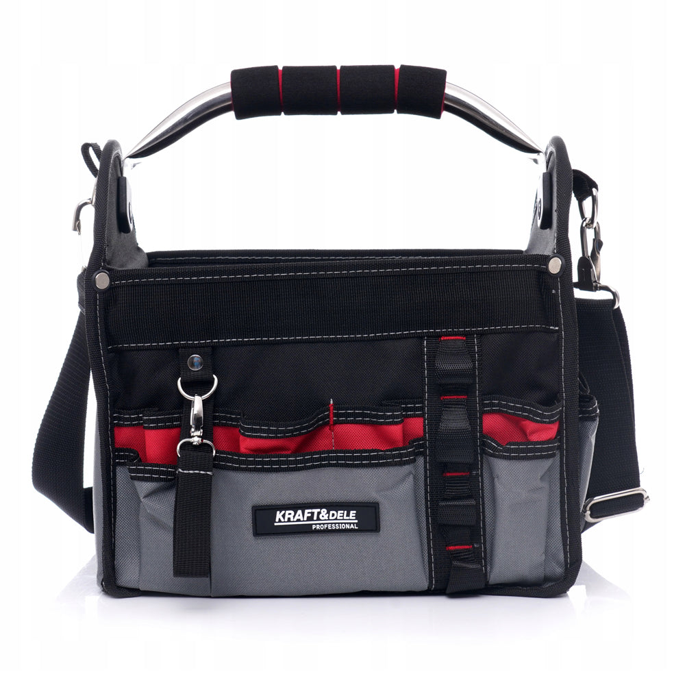eMESERIASUL.RO Geanta pentru scule si unelte KRAFTMEN K2036, 12 inch, maner metalic, POZA 3
