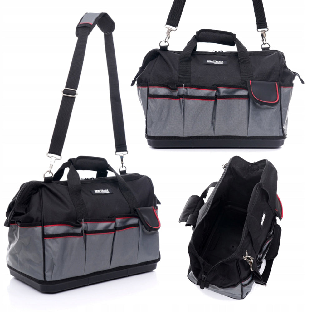 eMESERIASUL.RO Geanta pentru scule si unelte KRAFTMEN K2043, 18 inch, baza rigida, POZA 2