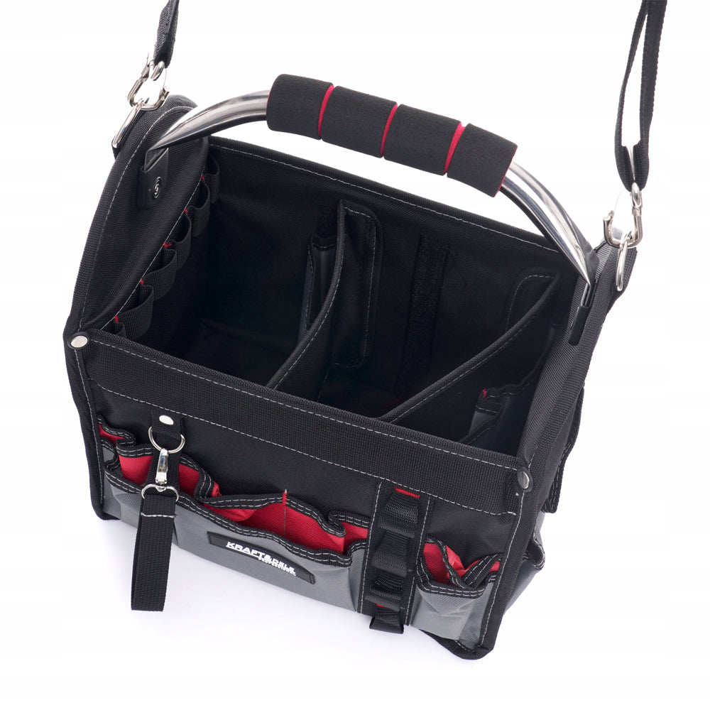 eMESERIASUL.RO Geanta pentru scule si unelte KRAFTMEN K2036, 12 inch, maner metalic, POZA 4