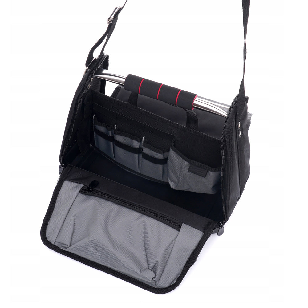 eMESERIASUL.RO Geanta pentru unelte si scule KRAFTMEN K2039, 13 inch, maner metalic, POZA 5