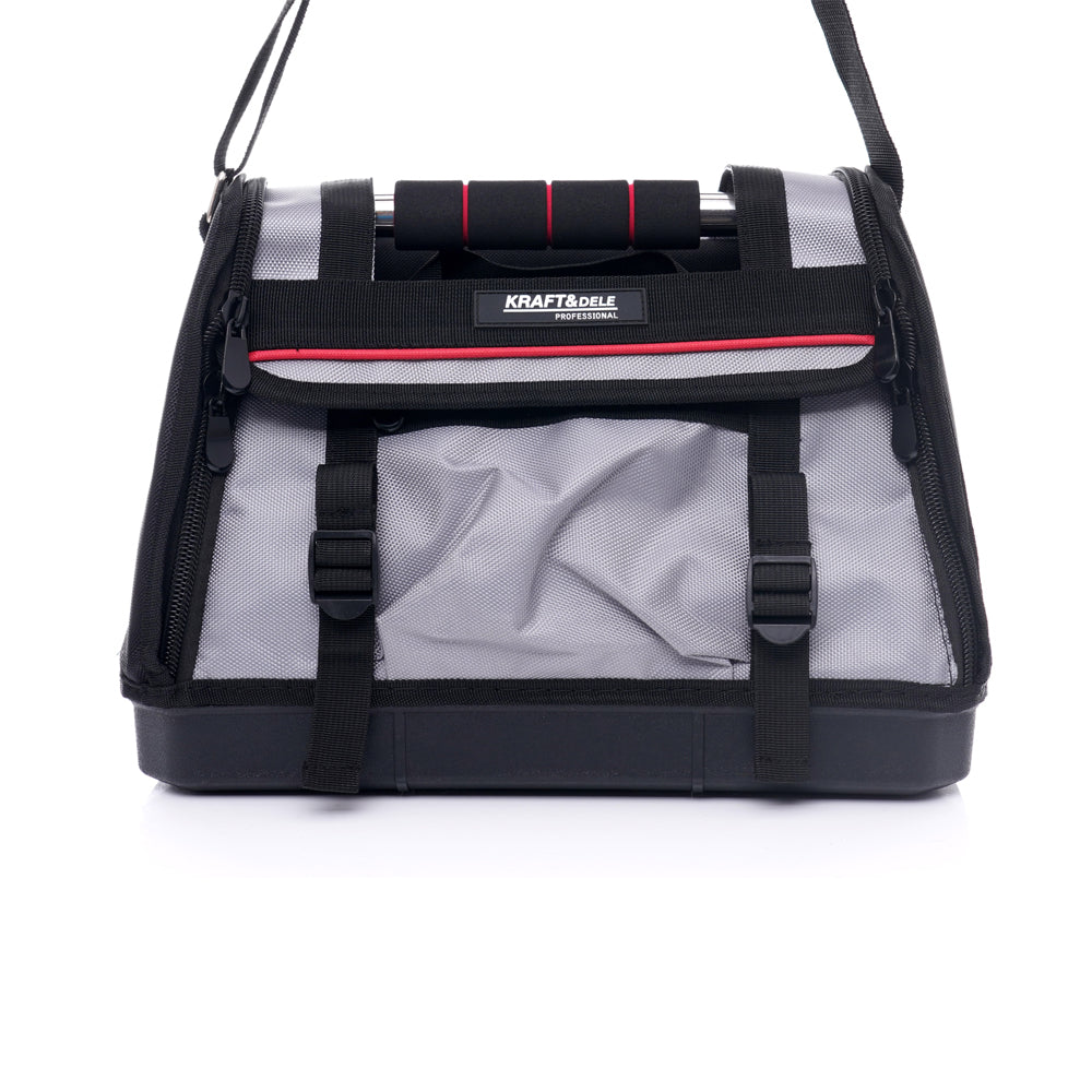 eMESERIASUL.RO Geanta pentru unelte si scule KRAFTMEN K2039, 13 inch, maner metalic, POZA 3