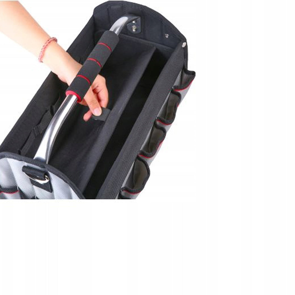 eMESERIASUL.RO Geanta pentru unelte si scule cu buzunare KRAFTMEN K2045, 20 inch, maner metalic, POZA 3