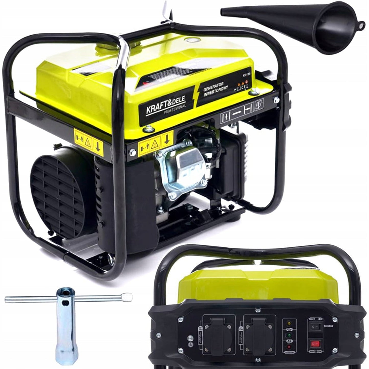 eMESERIASUL.RO Generator curent KRAFTMEN K135, 230V, 4CP, 4 timpi, stabilizator tensiune (AVR), POZA 12