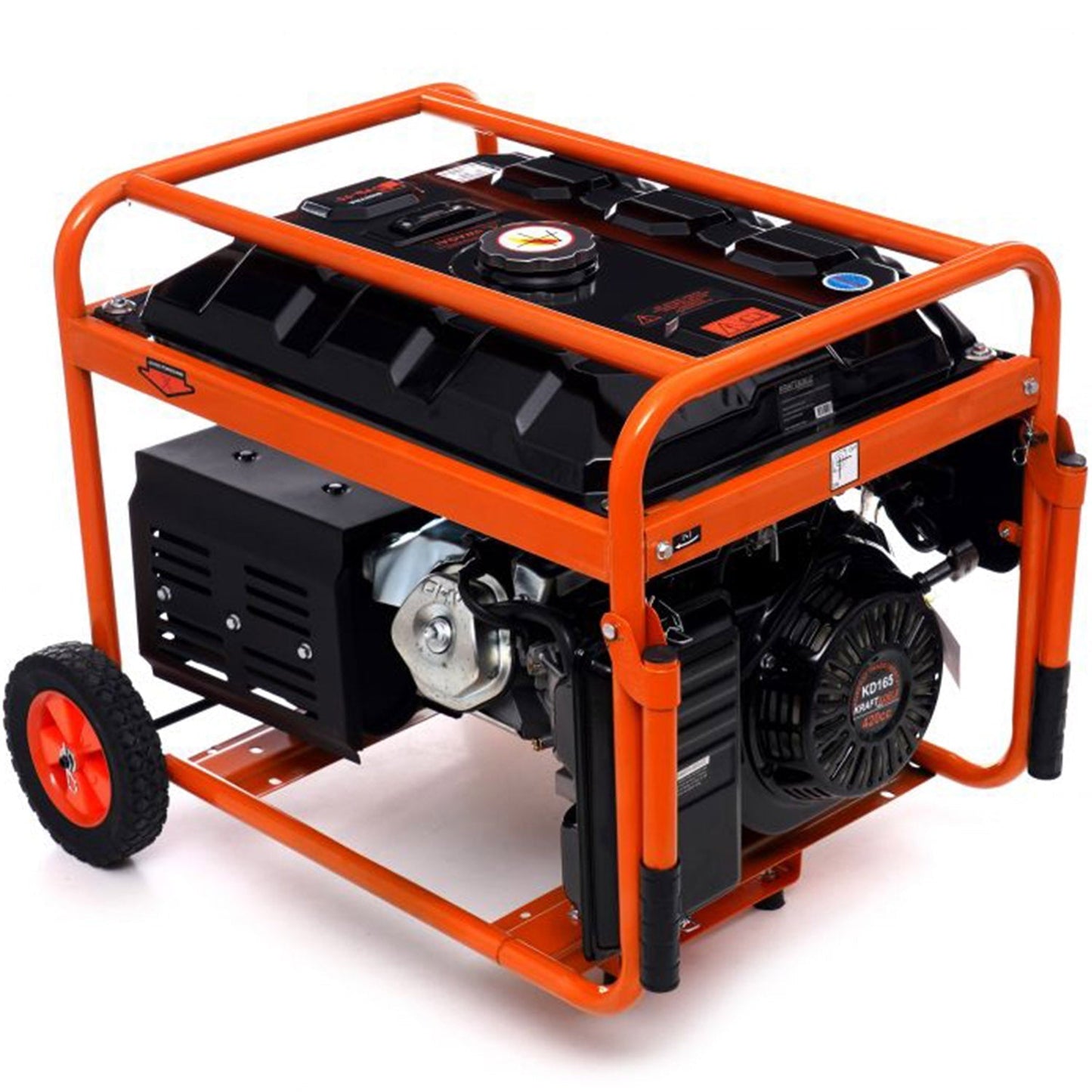 eMESERIASUL.RO Generator curent TRIFAZAT (380V) si MONIFAZAT (220V), KRAFTMEN K165, 15CP, stabilizator tensiune (AVR), pornire la cheie, POZA 4