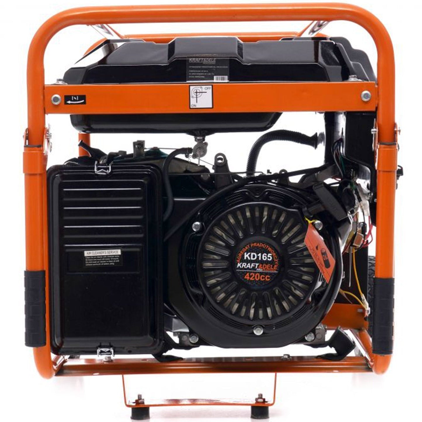 eMESERIASUL.RO Generator curent TRIFAZAT (380V) si MONIFAZAT (220V), KRAFTMEN K165, 15CP, stabilizator tensiune (AVR), pornire la cheie, POZA 9