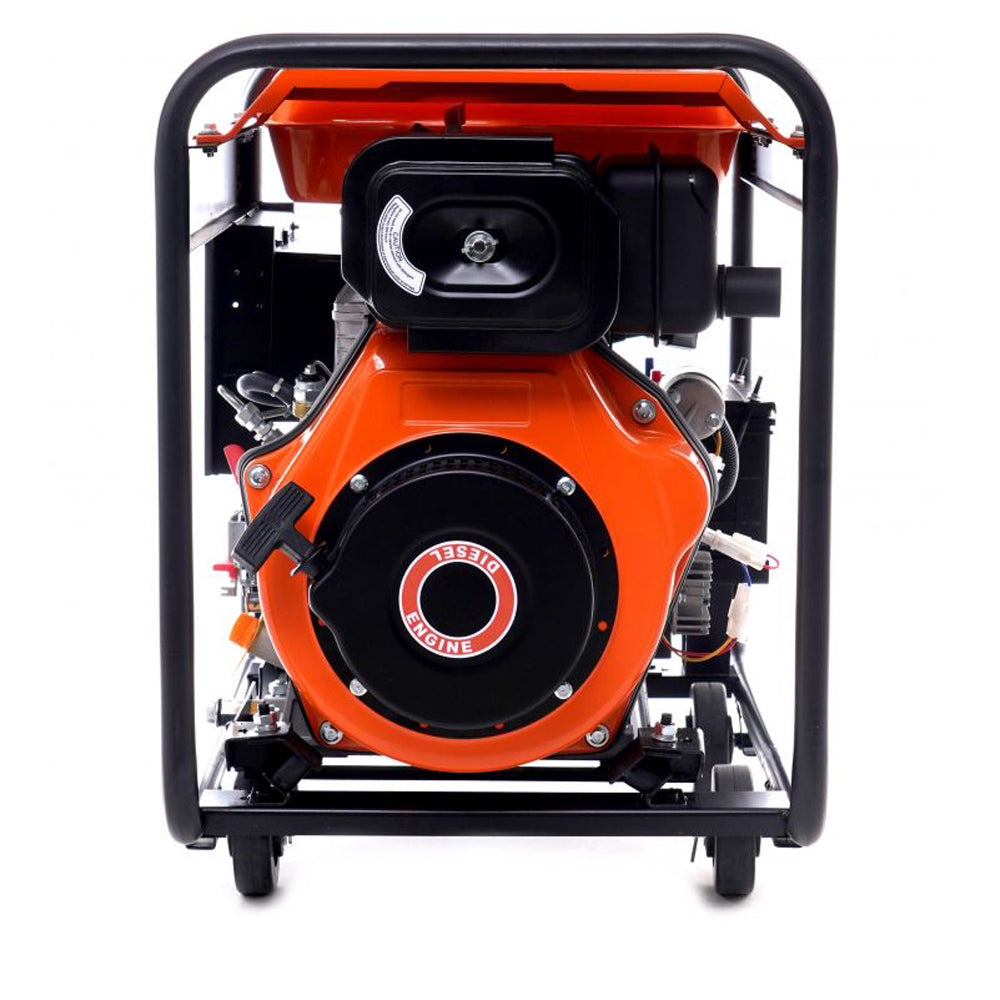 eMESERIASUL.RO Generator curent diesel KRAFTMEN K167, 230V, stabilizator tensiune (AVR), roti transport si pornire la cheie, POZA 7