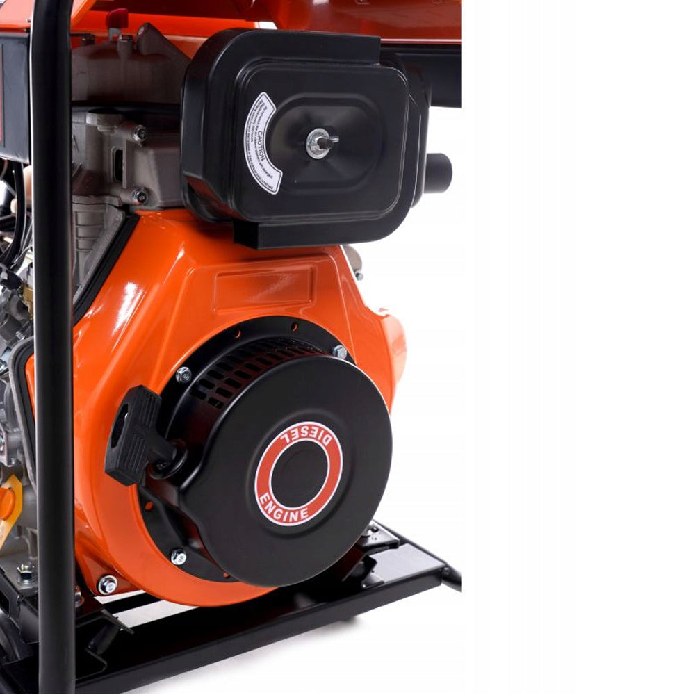 eMESERIASUL.RO Generator curent diesel KRAFTMEN K167, 230V, stabilizator tensiune (AVR), roti transport si pornire la cheie, POZA 11