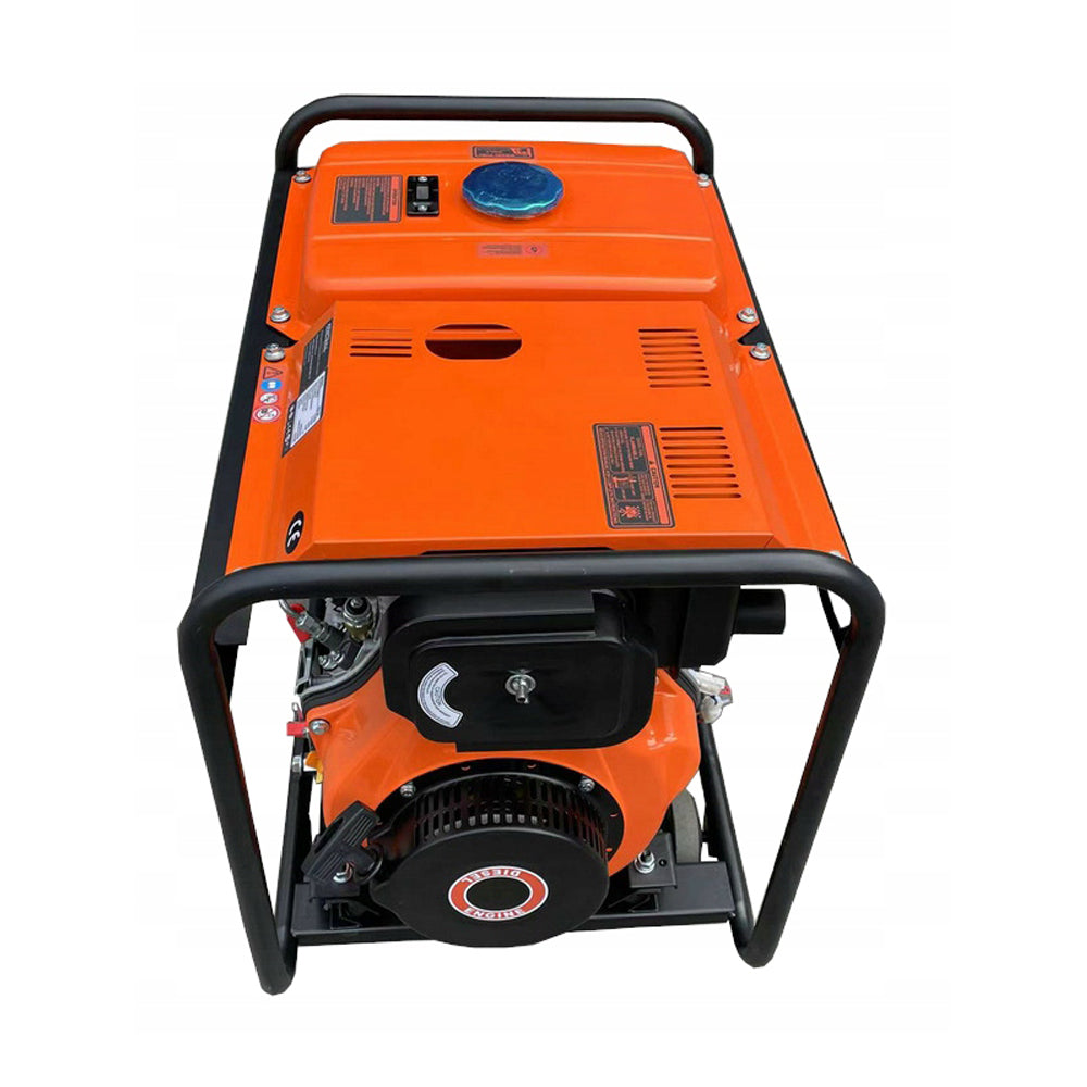 eMESERIASUL.RO Generator curent diesel KRAFTMEN K167, 230V, stabilizator tensiune (AVR), roti transport si pornire la cheie, POZA 8