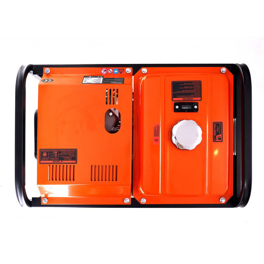 eMESERIASUL.RO Generator curent diesel KRAFTMEN K168, 230V, stabilizator tensiune (AVR), roti transport si pornire la cheie, POZA 8
