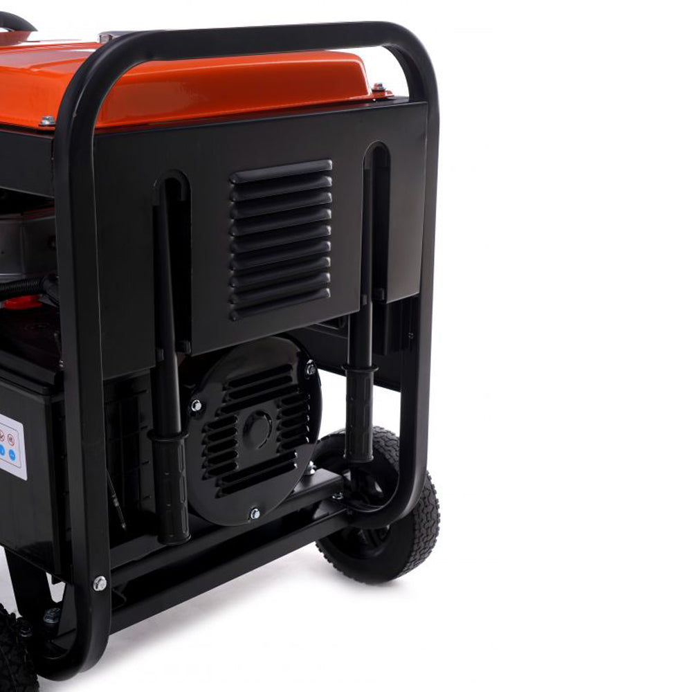 eMESERIASUL.RO Generator curent diesel KRAFTMEN K168, 230V, stabilizator tensiune (AVR), roti transport si pornire la cheie, POZA 9