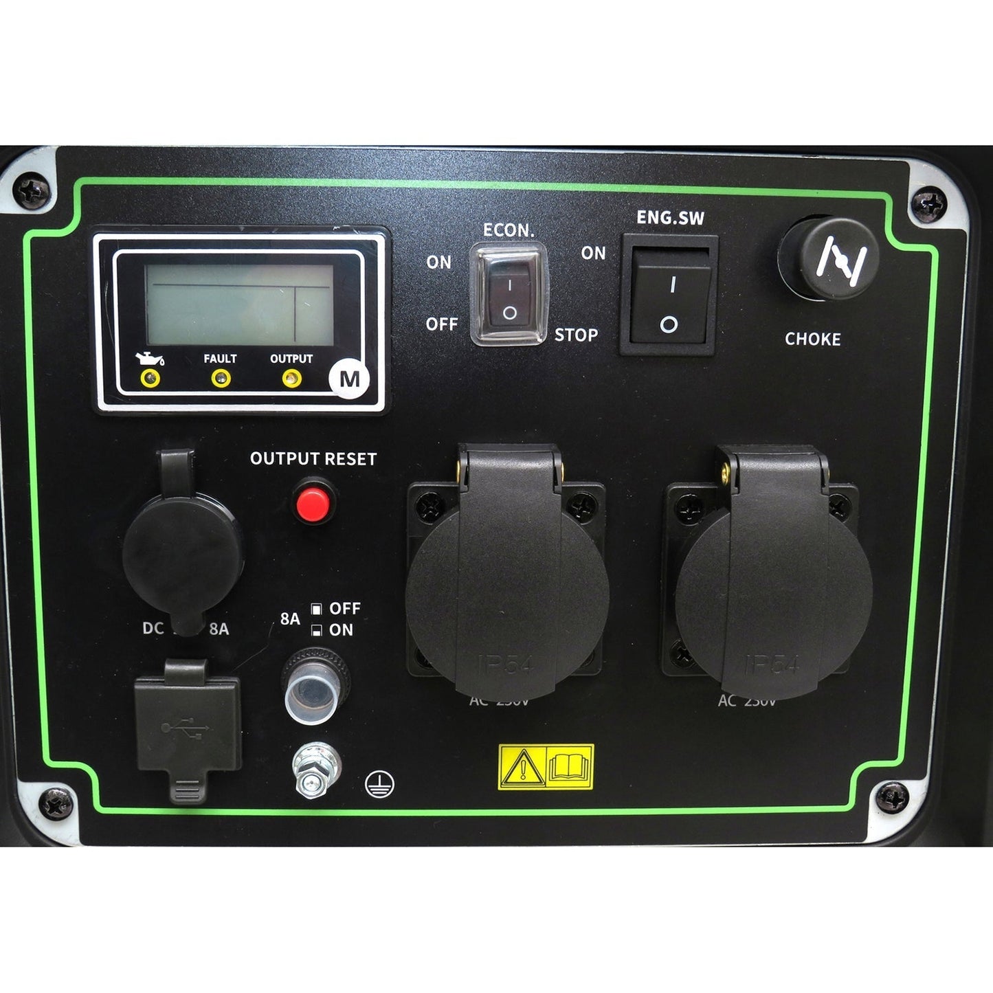 eMESERIASUL.RO Generator curent silentios profesional KRAFTMEN K686, 230V, 4 timpi, stabilizator tensiune (AVR), roti transport, accesorii incluse, POZA 6