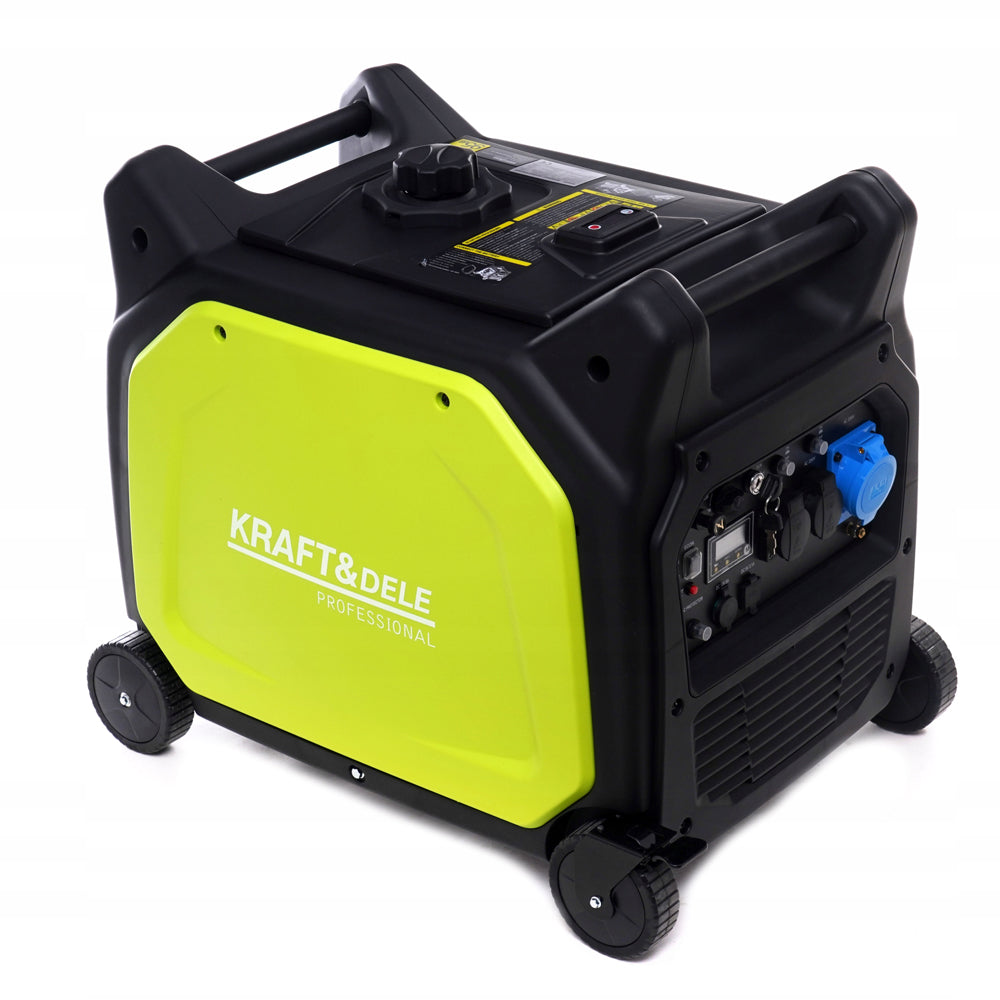 eMESERIASUL.RO Generator curent silentios profesional KRAFTMEN K682, 230V, stabilizator tensiune (AVR), roti transport si pornire la cheie, POZA 4