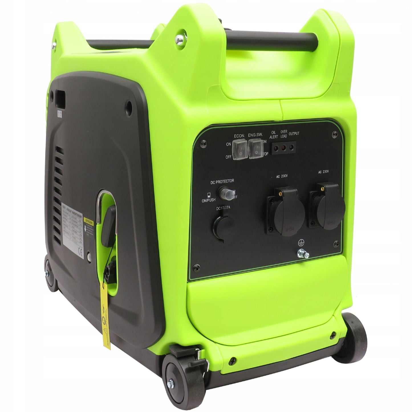 eMESERIASUL.RO Generator curent silentios profesional KRAFTMEN K681, 230V, stabilizator tensiune (AVR), roti transport, POZA 1