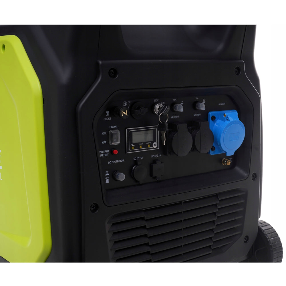 eMESERIASUL.RO Generator curent silentios profesional KRAFTMEN K682, 230V, stabilizator tensiune (AVR), roti transport si pornire la cheie, POZA 8