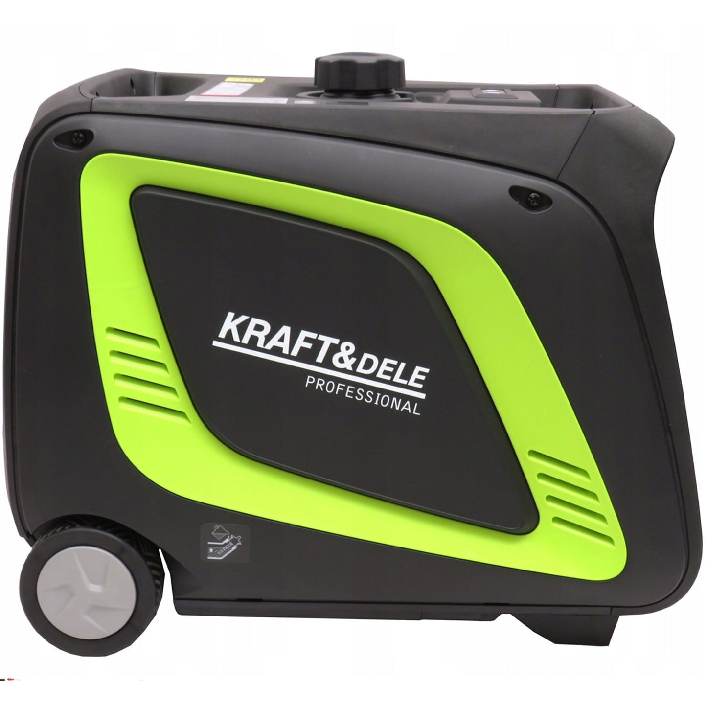 eMESERIASUL.RO Generator curent silentios profesional KRAFTMEN K686, 230V, 4 timpi, stabilizator tensiune (AVR), roti transport, accesorii incluse, POZA 7