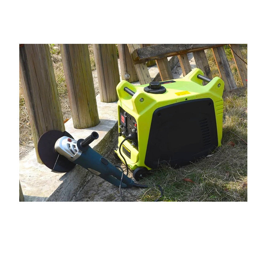 eMESERIASUL.RO Generator curent silentios profesional KRAFTMEN K681, 230V, stabilizator tensiune (AVR), roti transport, POZA 11