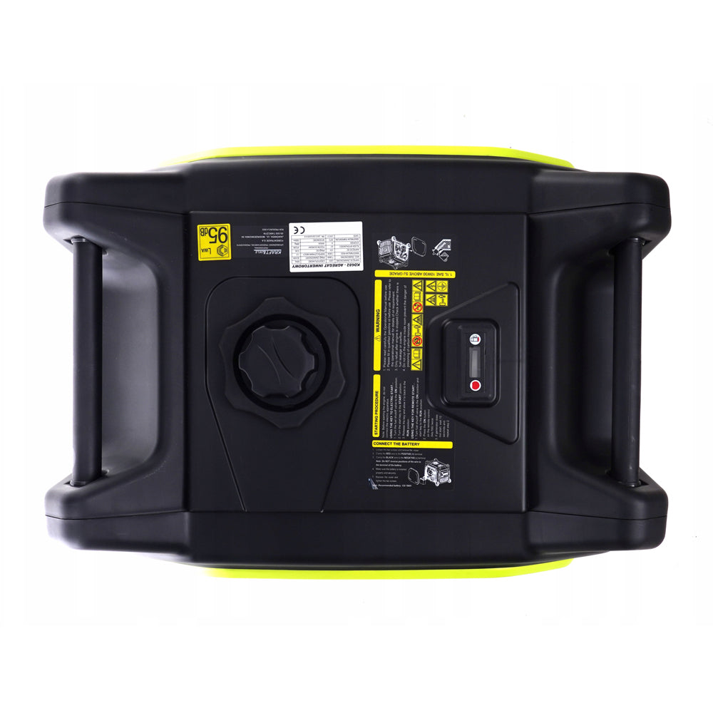 eMESERIASUL.RO Generator curent silentios profesional KRAFTMEN K682, 230V, stabilizator tensiune (AVR), roti transport si pornire la cheie, POZA 10
