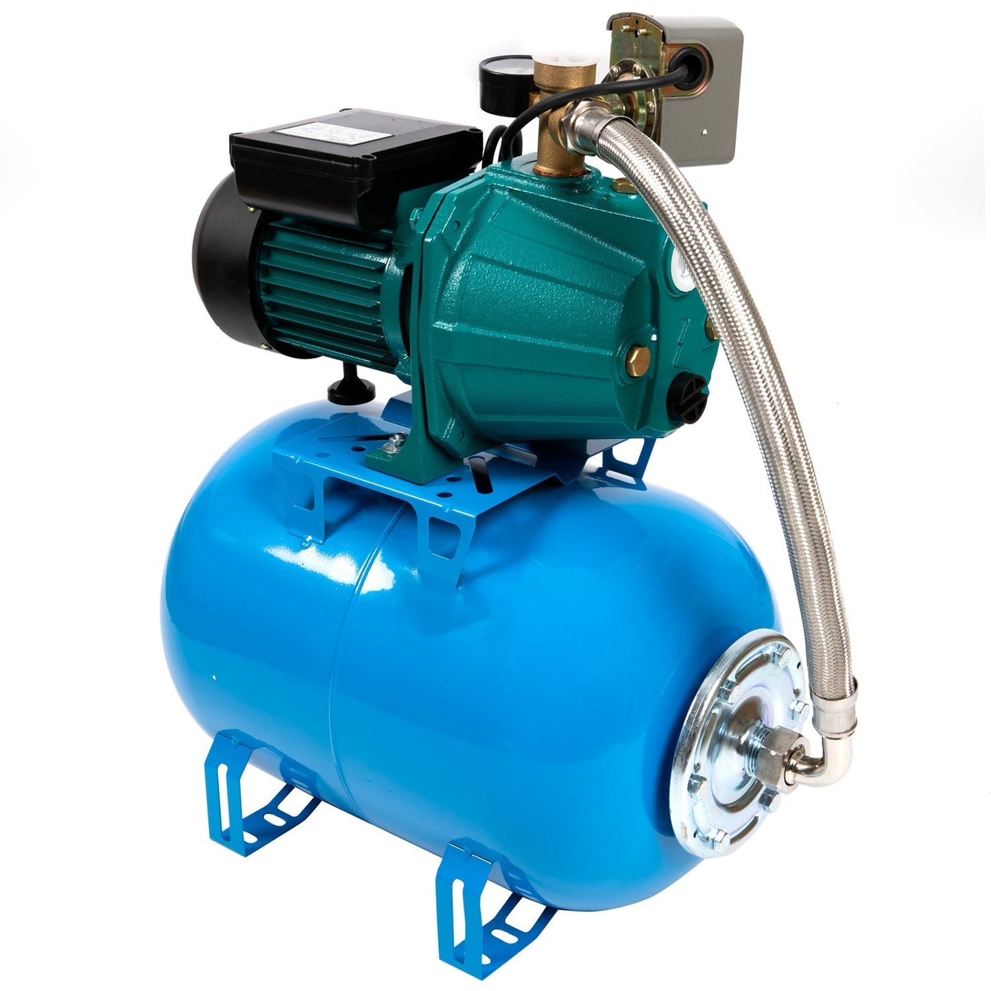 eMESERIASUL.RO Hidrofor apa Liderman- Apc-JY100A(a), vas expansiune 24L, 0.8 Kw, 50 l/min, H refulare 46m, POZA 2