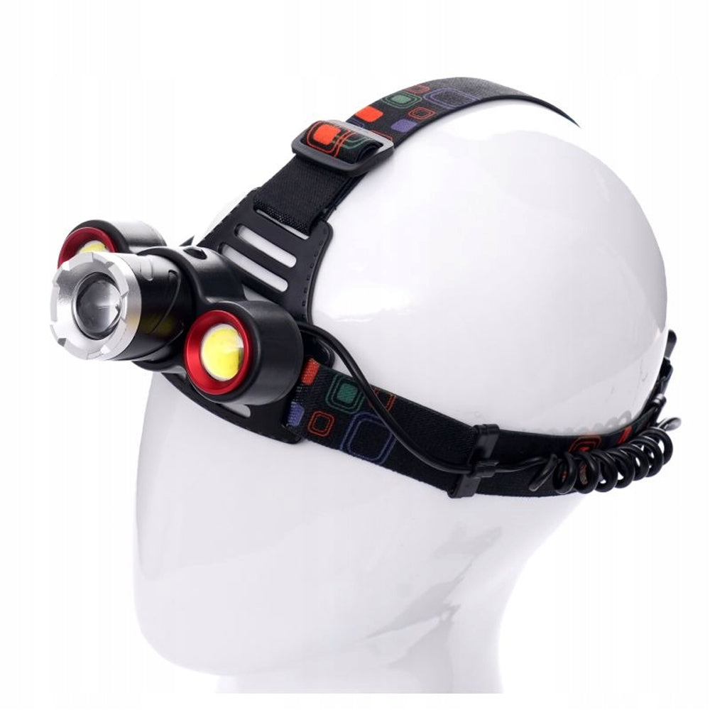 eMESERIASUL.RO Lanterna LED pentru cap KRAFTMEN K1245, raza de actiune 500m, POZA 3