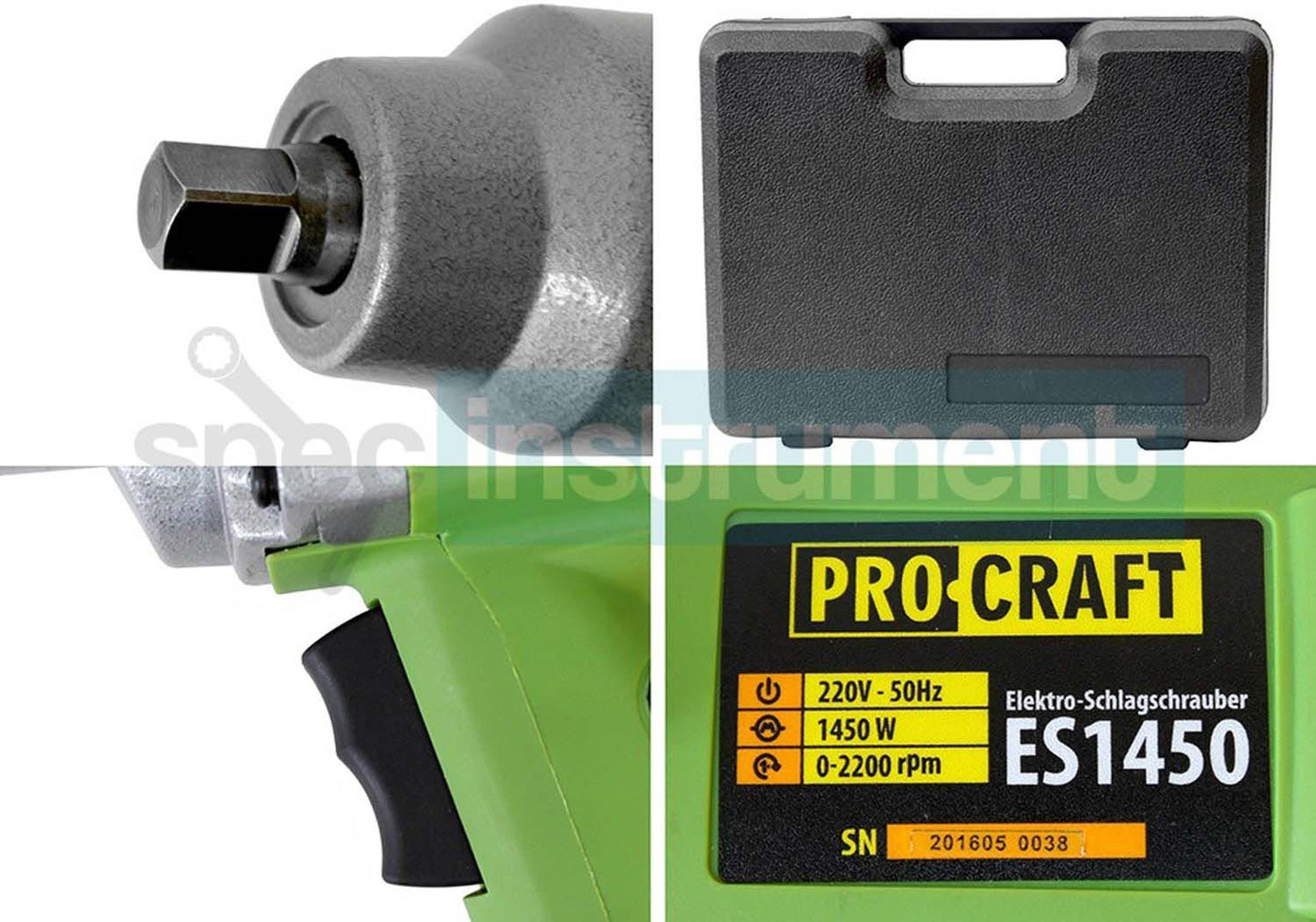 eMESERIASUL.RO Masina de insurubat cu impact Procraft ES1450, 1450W, 450Nm, POZA 6