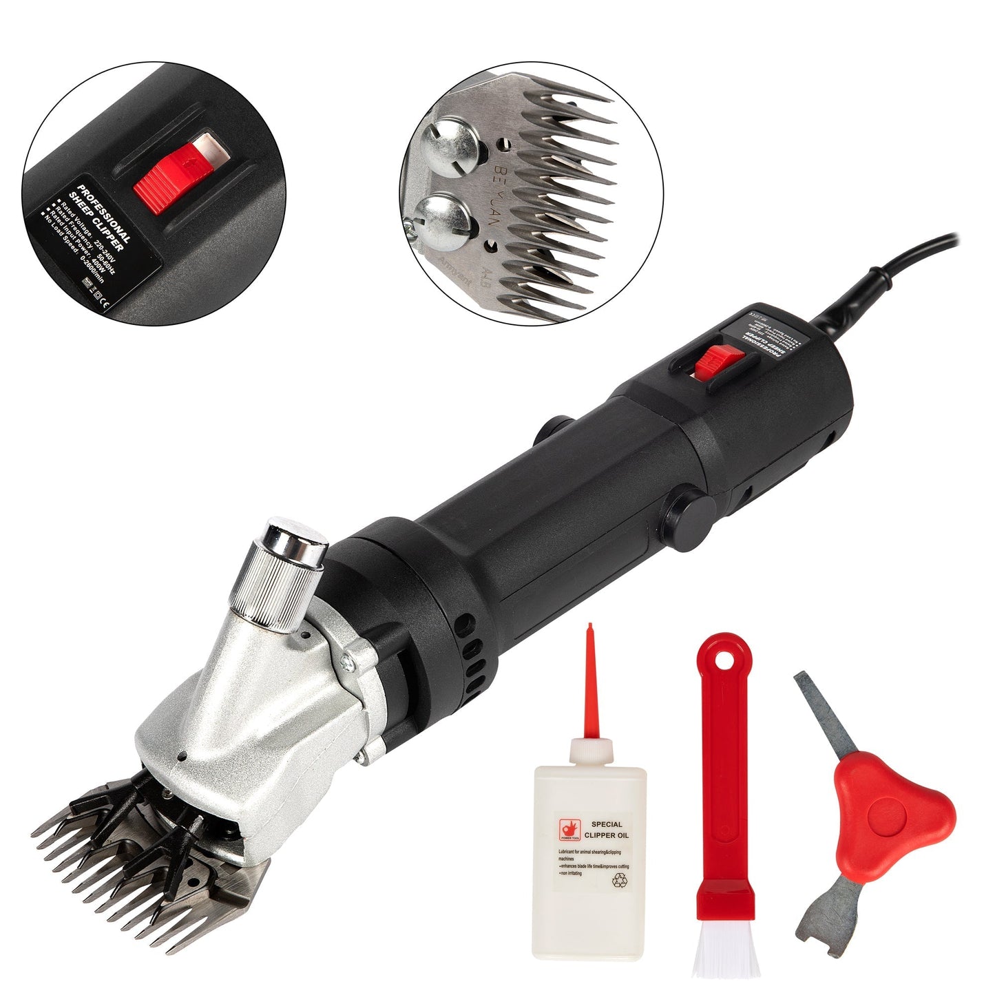 eMESERIASUL.RO Masina de tuns oi, 400W, Accesorii Incluse, POZA 2