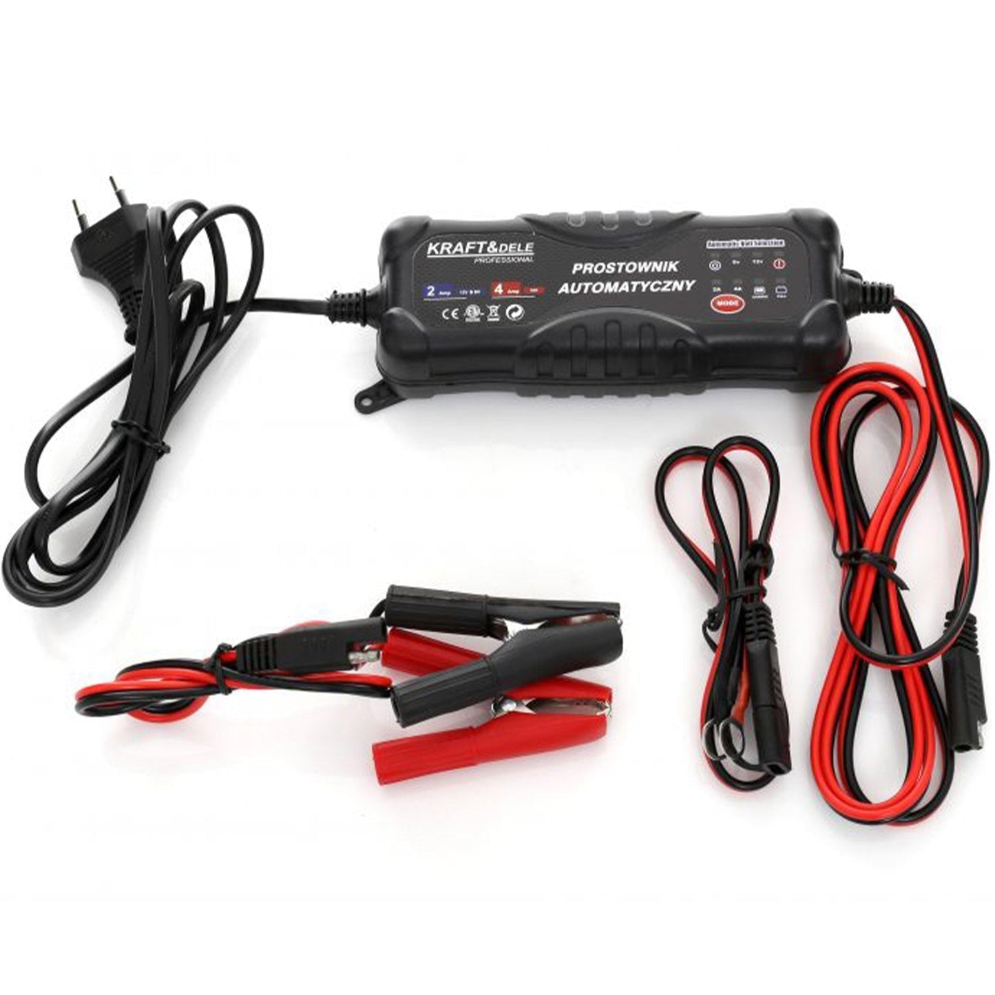 eMESERIASUL.RO Mini-Redresor incarcare baterii KRAFTMEN K1289, 6-12V, 2-4A, POZA 3