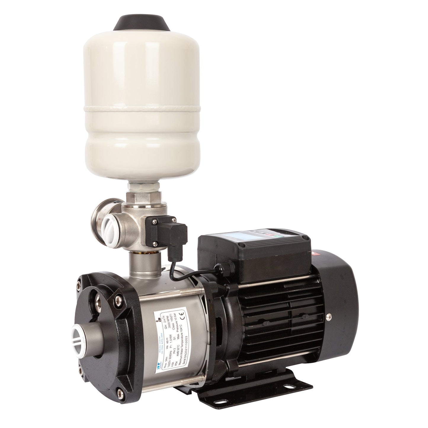 eMESERIASUL.RO Mini hidrofor AquaTechnica, 8L, 1 Kw, 33.3l/min, H refulare 54m, POZA 6