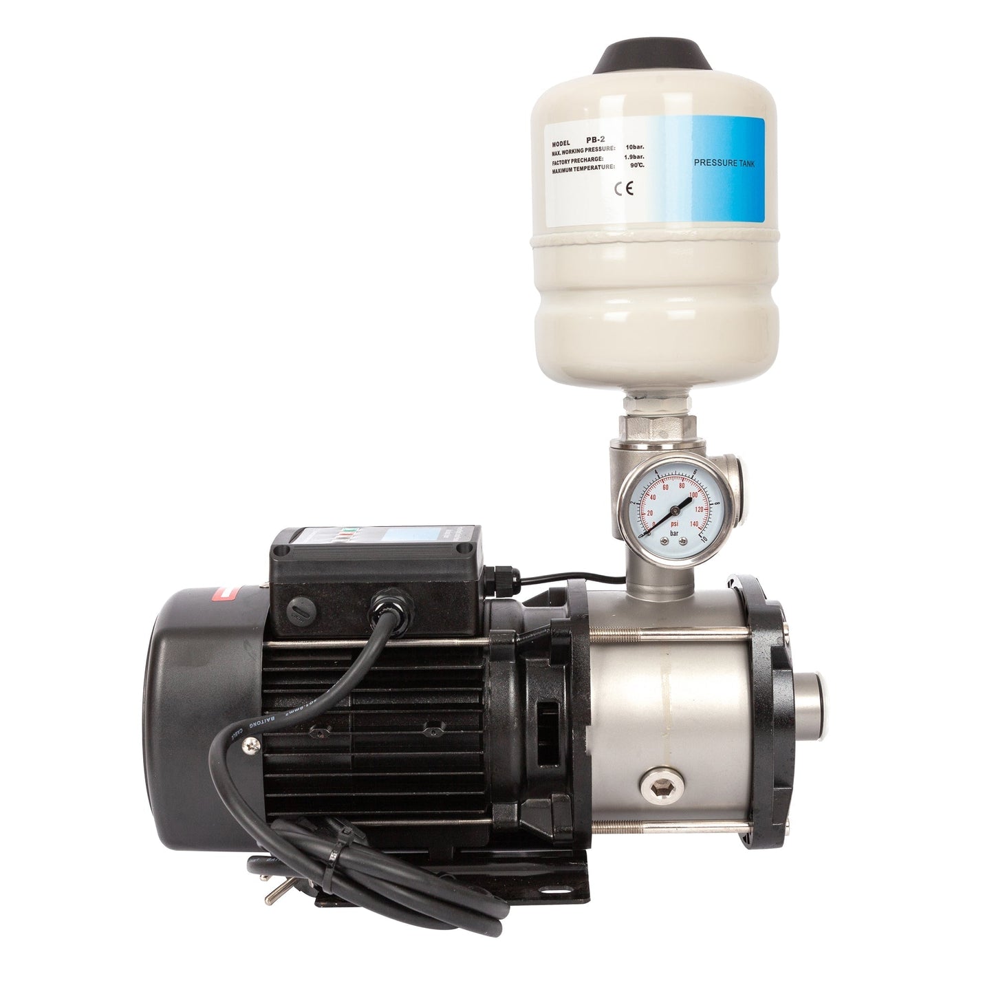 eMESERIASUL.RO Mini hidrofor AquaTechnica, 8L, 1 Kw, 33.3l/min, H refulare 54m, POZA 4