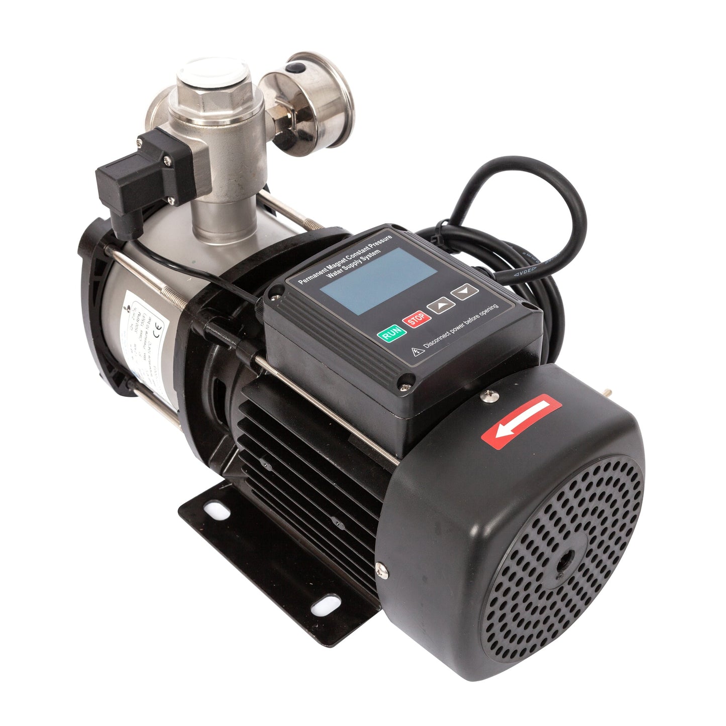 eMESERIASUL.RO Mini hidrofor AquaTechnica, 8L, 1 Kw, 33.3l/min, H refulare 54m, POZA 9