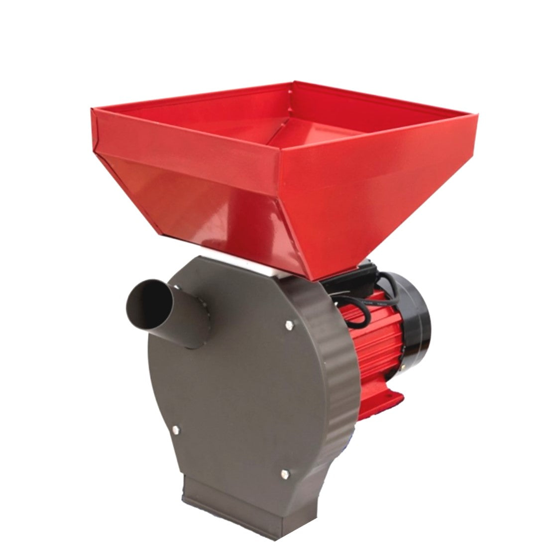 eMESERIASUL.RO Moara cereale si stiuleti (2 in 1) Alpin-PROFI seria B, 3.9KW, GRI-ROSU, cu ciocanele pentru uruiala si malai, CUVA MARE, POZA 3